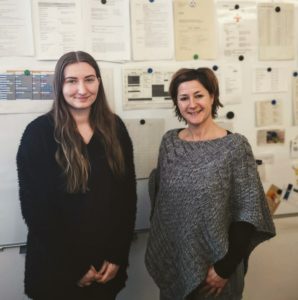 Frau Grünvogel und Frau Saalmüller